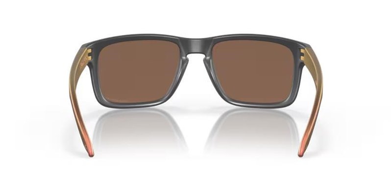 Oakley Holbrook Steel Collection Matte Carbon Prizm 24K Polarized sunglasses