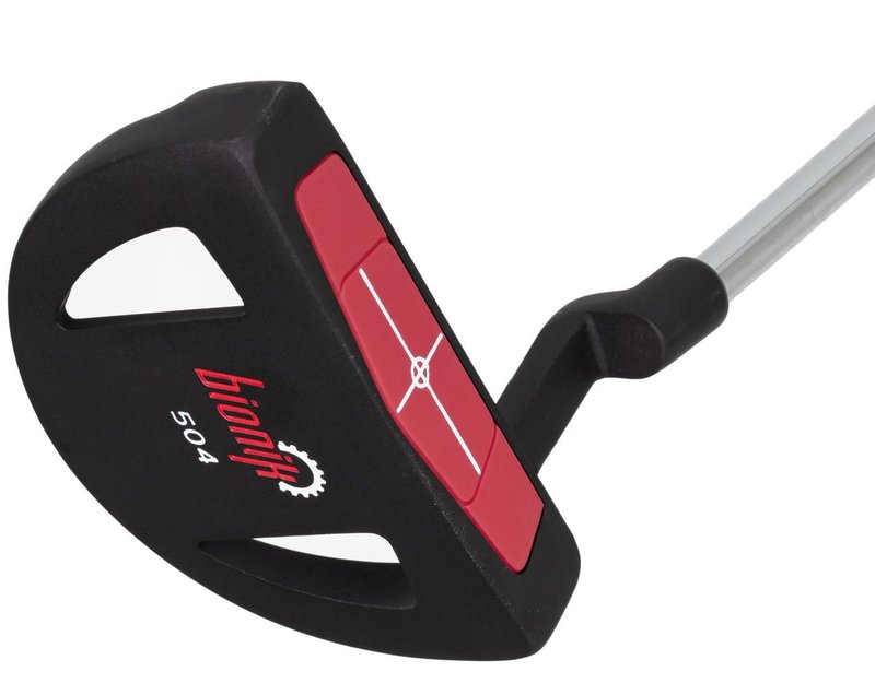 Divnick Adjustable Telescopic Red Mallet putter, RH, no headcover