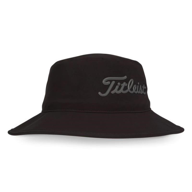 Titleist Players StaDry men's bucket hat, black/charcoal