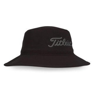 Titleist Players StaDry men's bucket hat, black/charcoal
