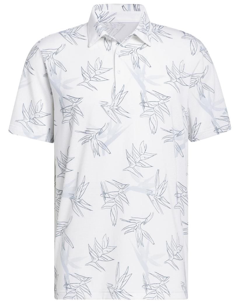 Adidas Oasis Mesh men's polo, white