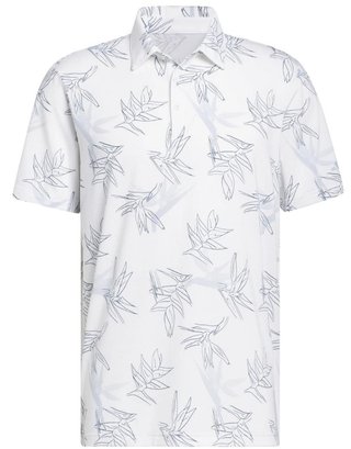 Adidas Oasis Mesh men's polo, white