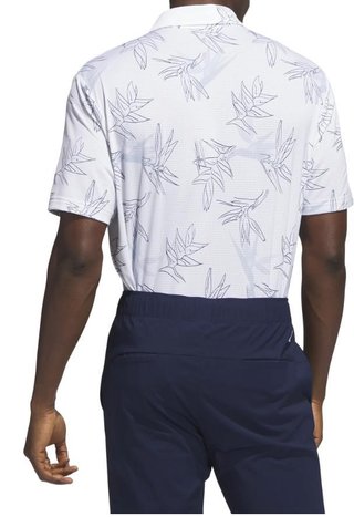 Adidas Oasis Mesh men's polo, white