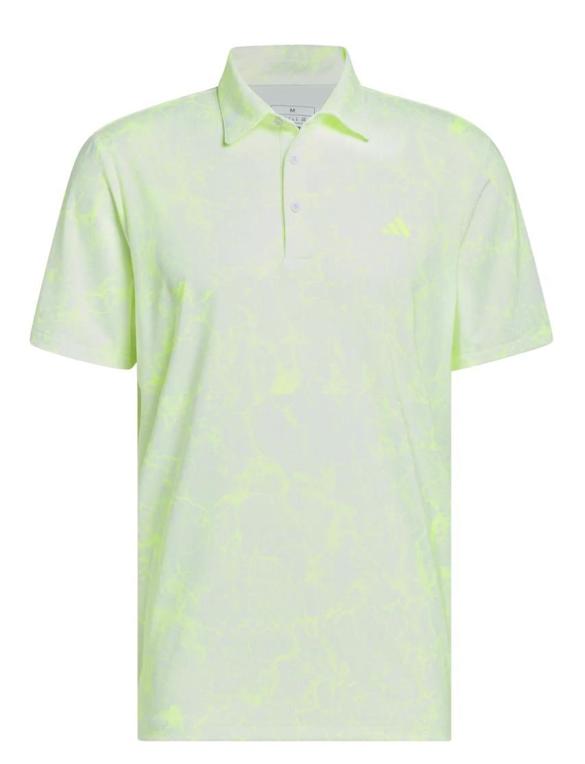 Adidas Ultimate365 Print men's polo, white
