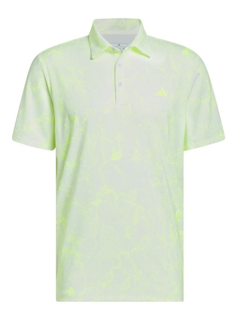 Adidas Ultimate365 Print men's polo, white