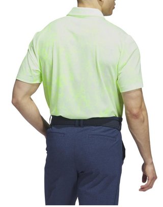 Adidas Ultimate365 Print men's polo, white