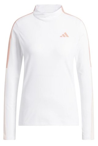 Adidas Nature mock long sleeve men's shirt, white