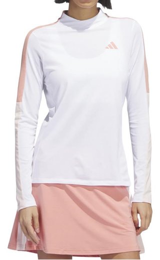 Adidas Nature mock long sleeve men's shirt, white