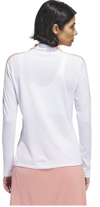Adidas Nature mock long sleeve men's shirt, white
