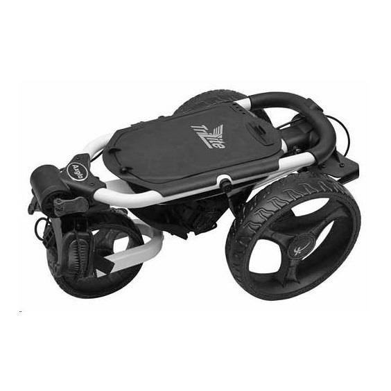 Axglo TriLite manual trolley, white/black