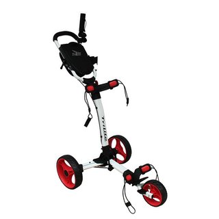 Axglo TriLite manual trolley, white/red