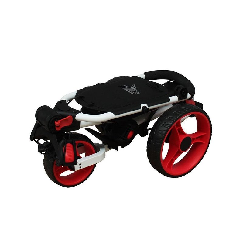 Axglo TriLite manual trolley, white/red