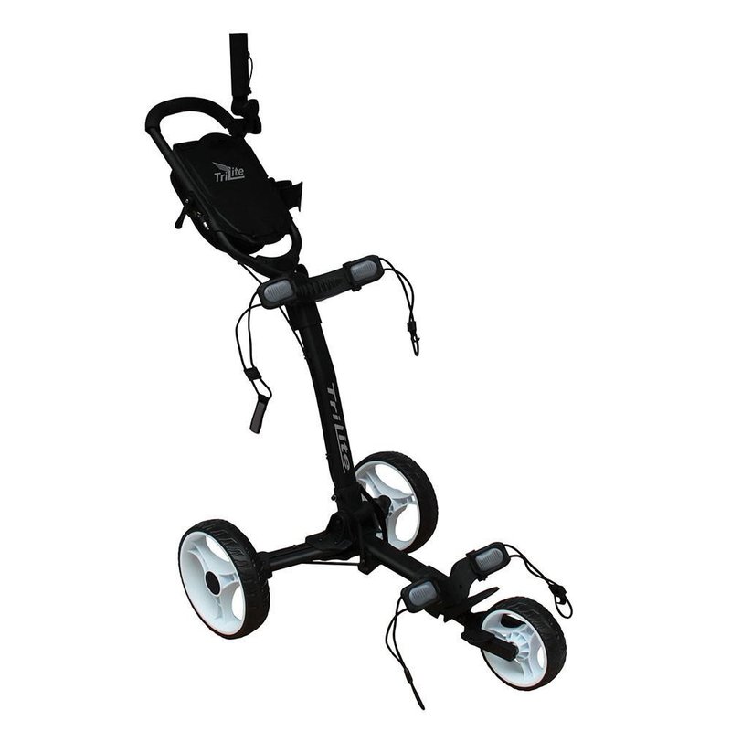 Axglo TriLite manual trolley, black/white