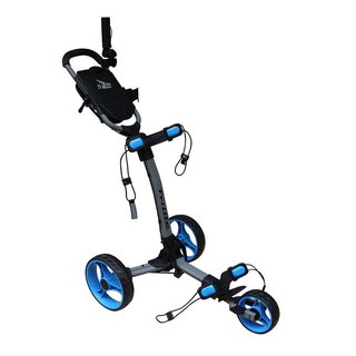Axglo TriLite manual trolley, grey/blue