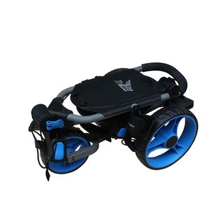 Axglo TriLite manual trolley, grey/blue