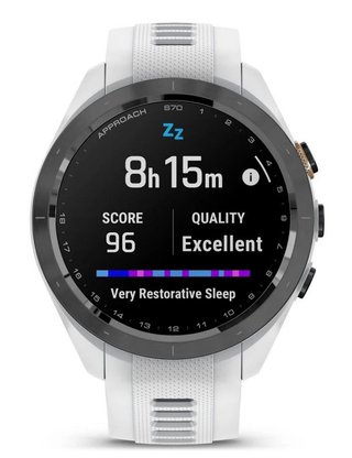Garmin Approach S70 42mm GPS Watch, Black/White