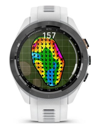 Garmin Approach S70 42mm GPS Watch, Black/White