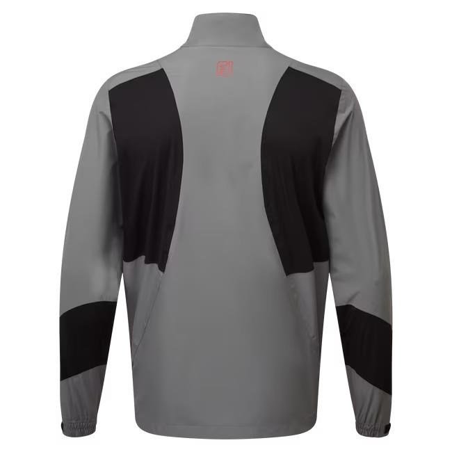 Footjoy HydroLite X men's jacket, charcoal/black/red