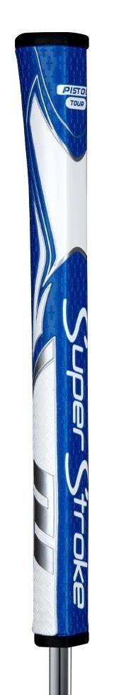 SuperStroke Zenergy Pistol GT Tour putter grip, blue/white