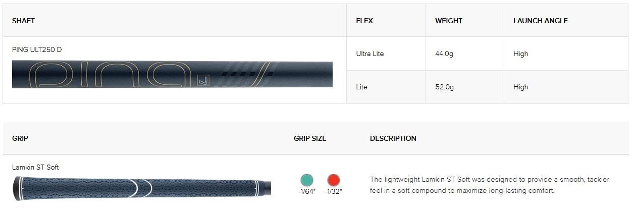 PING G Le3 women's driver