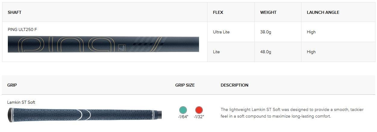 PING G Le3 ladies fairway wood