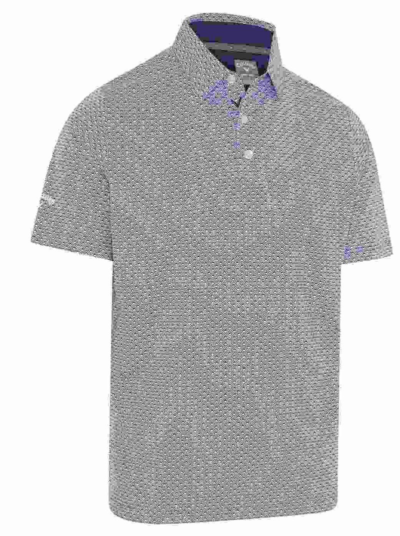 Callaway All Over Trademark men's polo, peacoat