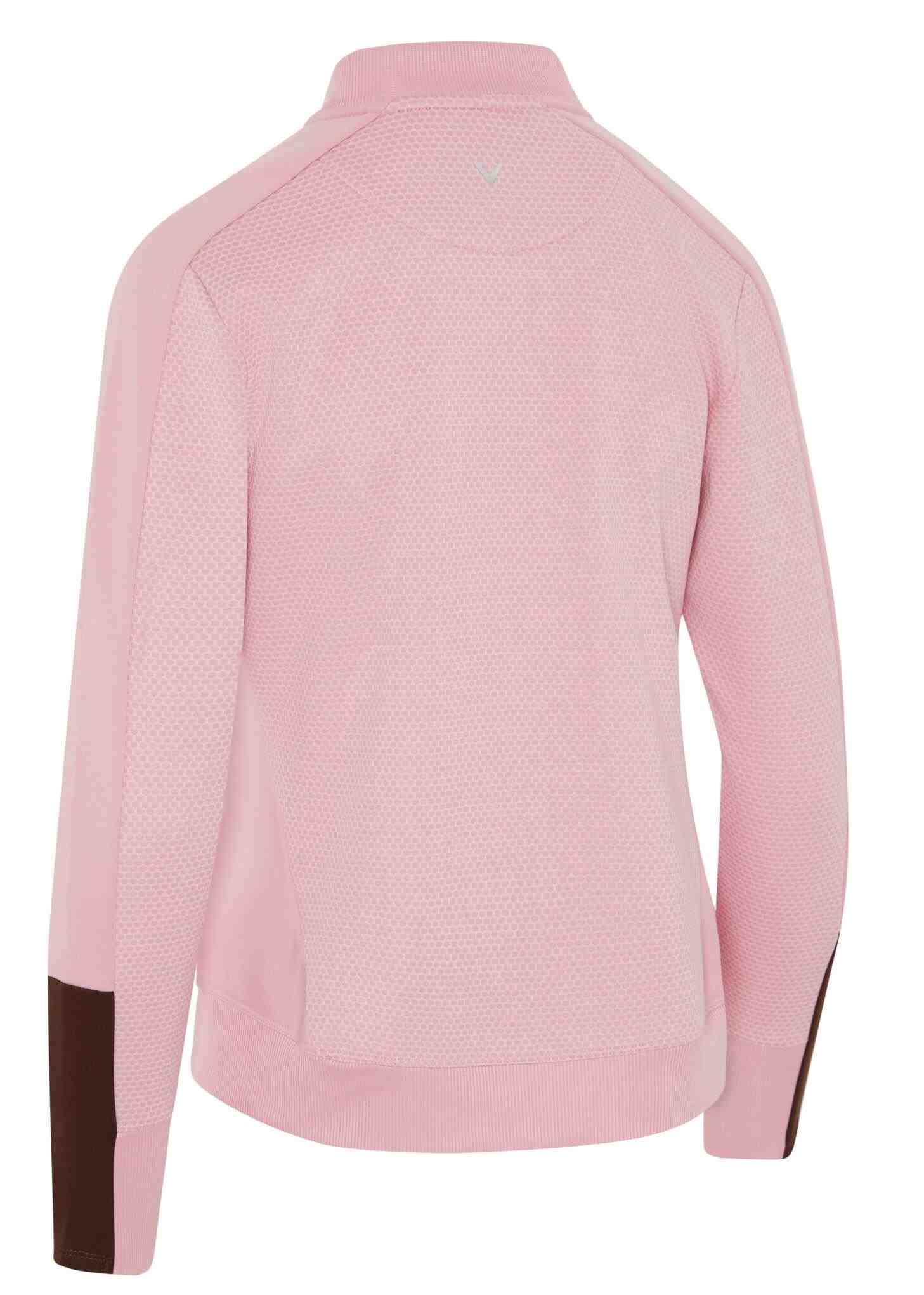 Callaway Heathered Fleece women's sweatshirt, pink nectar