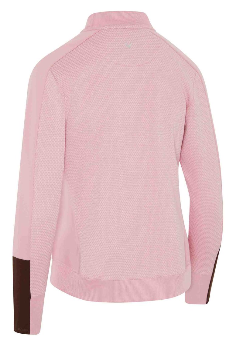 Callaway Heathered Fleece women's sweatshirt, pink nectar