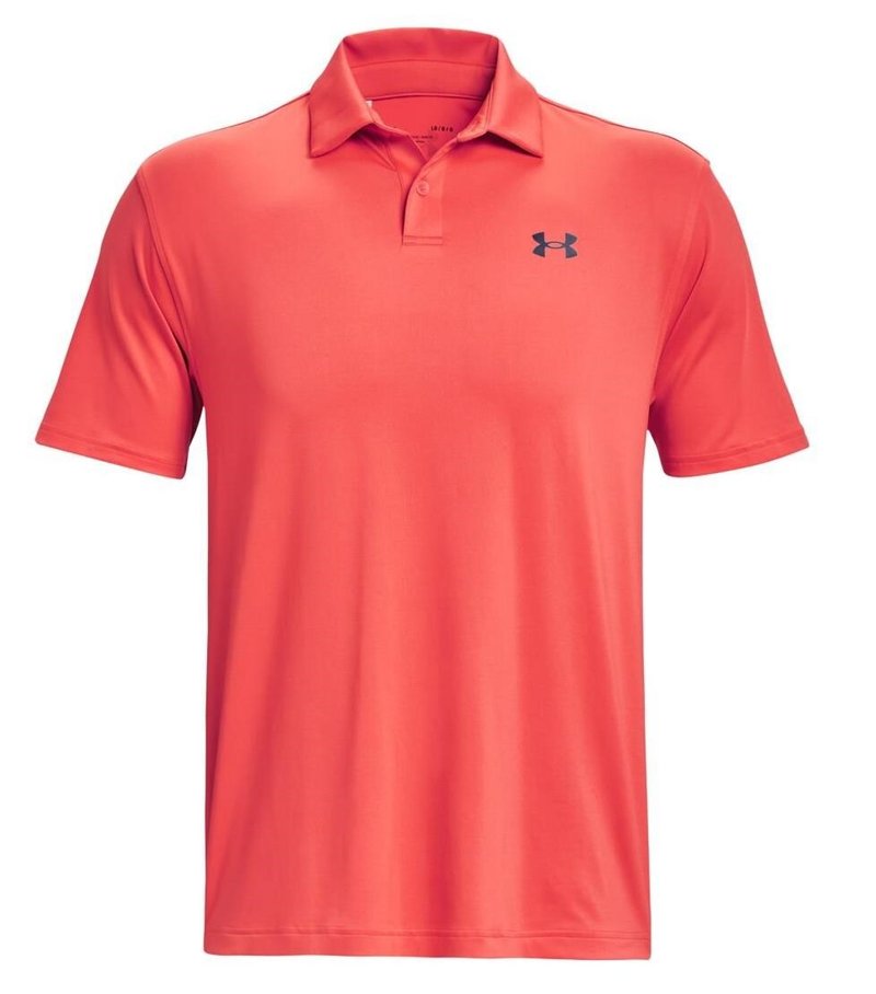 Under Armour T2G men's polo, venom red