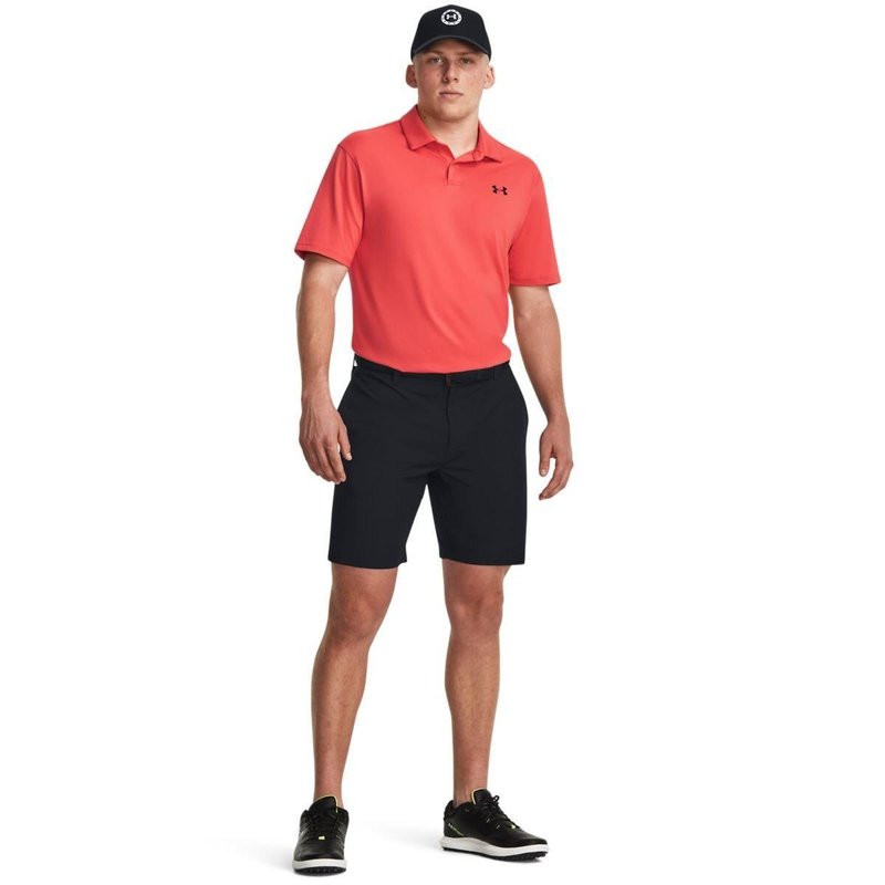 Under Armour T2G men's polo, venom red