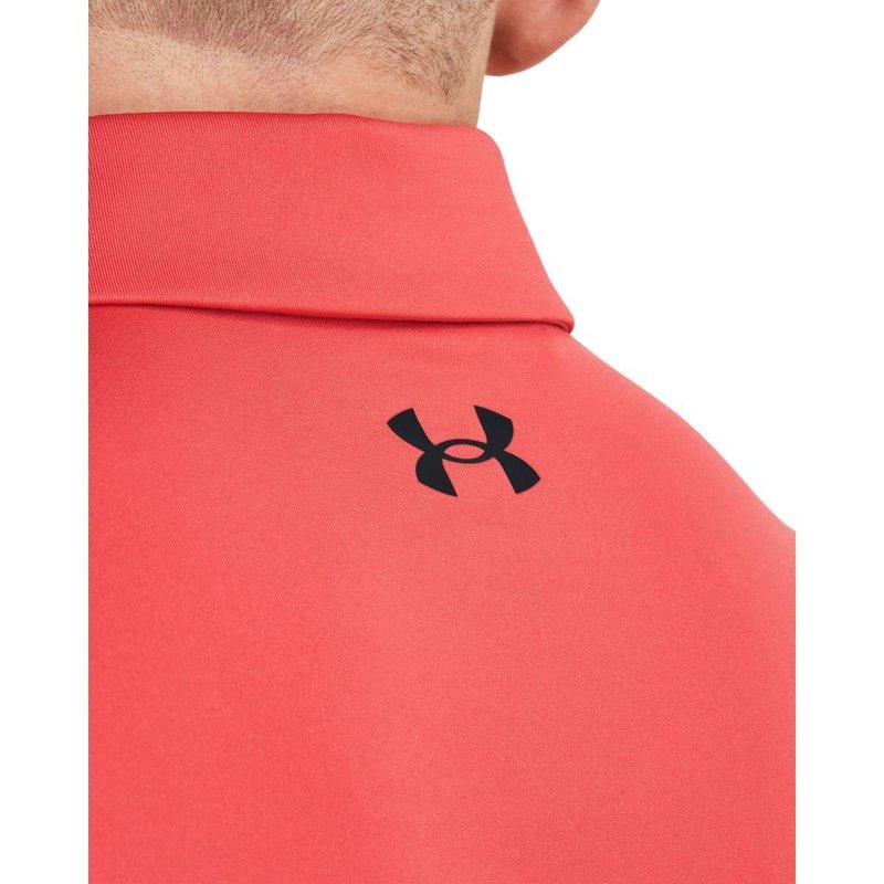Under Armour T2G men's polo, venom red