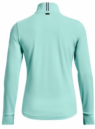Under Armour Playoff 1/4 Zip women's sweatshirt, neo turquoise