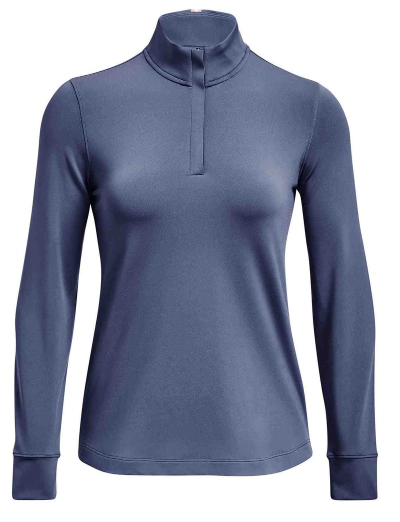 Under Armour Playoff 1/4 Zip women's sweatshirt, hushed blue