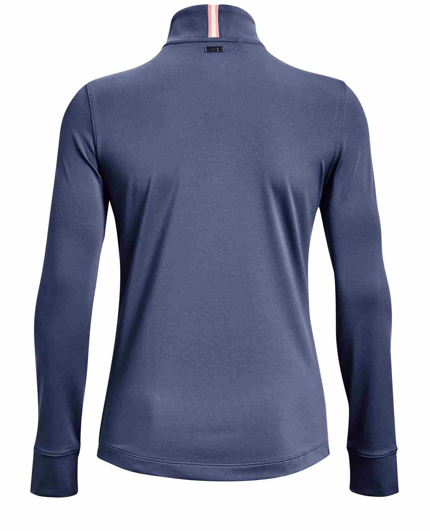 Under Armour Playoff 1/4 Zip women's sweatshirt, hushed blue