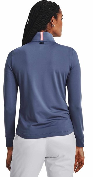 Under Armour Playoff 1/4 Zip women's sweatshirt, hushed blue