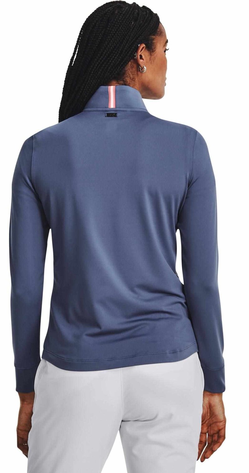 Under Armour Playoff 1/4 Zip women's sweatshirt, hushed blue