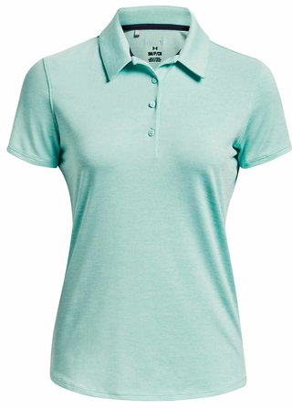 Under Armour Zinger Playoff women's polo, neo turquoise