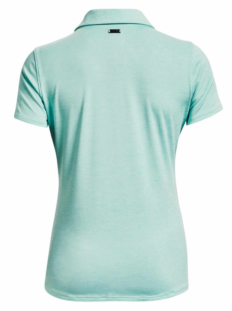 Under Armour Zinger Playoff women's polo, neo turquoise