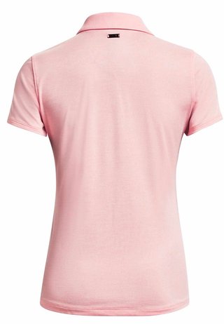 Under Armour Zinger Playoff women's polo, pink fizz