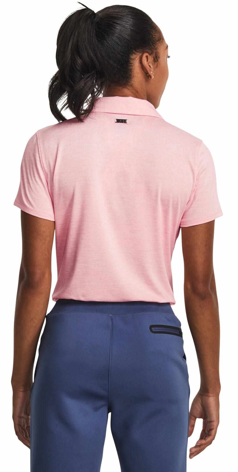 Under Armour Zinger Playoff women's polo, pink fizz