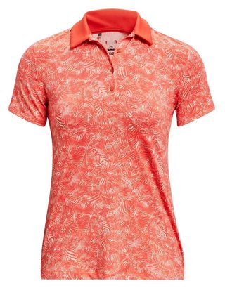 Under Armour Playoff women's polo, venom red/beta