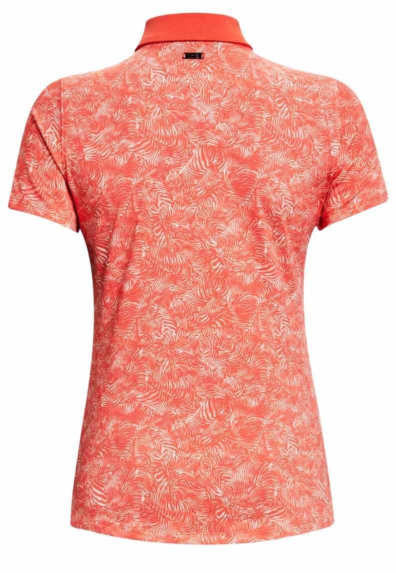Under Armour Playoff women's polo, venom red/beta
