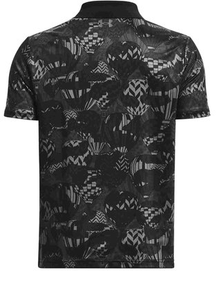 Under Armour Performance Printed junior polo, black