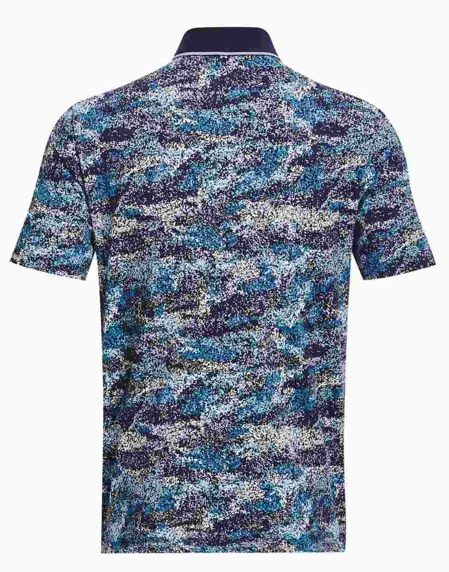 Under Armour Iso-Chill Edge men's polo, midnight navy/blizzard