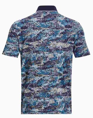 Under Armour Iso-Chill Edge men's polo, midnight navy/blizzard