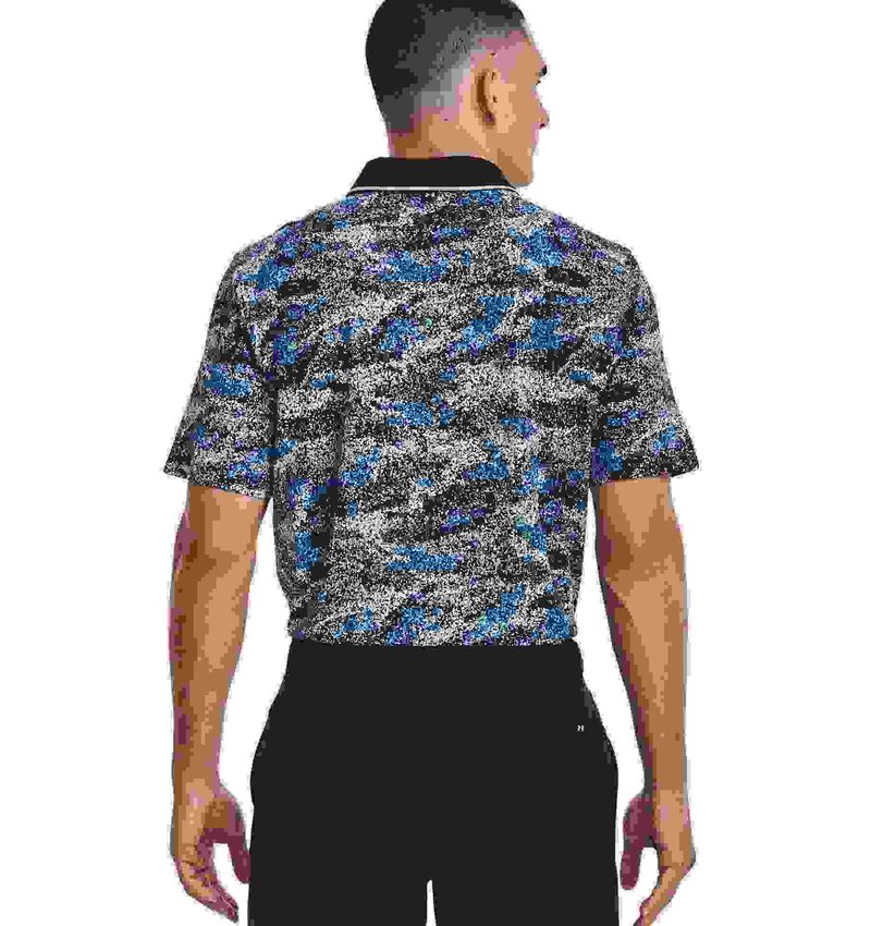 Under Armour Iso-Chill Edge men's polo, midnight navy/blizzard