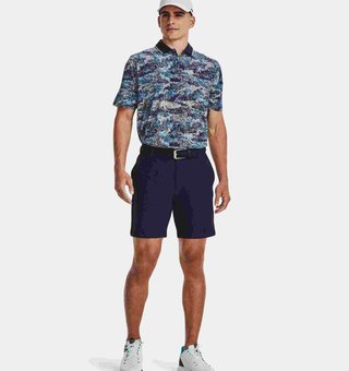 Under Armour Iso-Chill Edge men's polo, midnight navy/blizzard