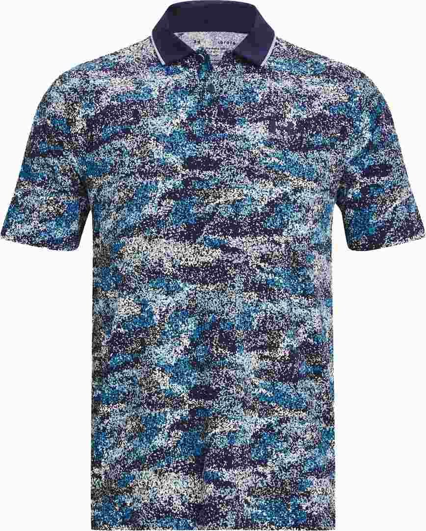 Under Armour Iso-Chill Edge men's polo, midnight navy/blizzard