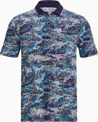 Under Armour Iso-Chill Edge men's polo, midnight navy/blizzard