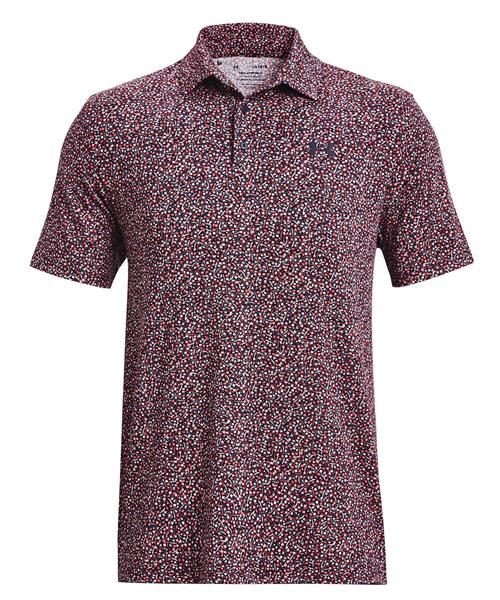 Under Armour Playoff 3.0 Printed men's polo, navy